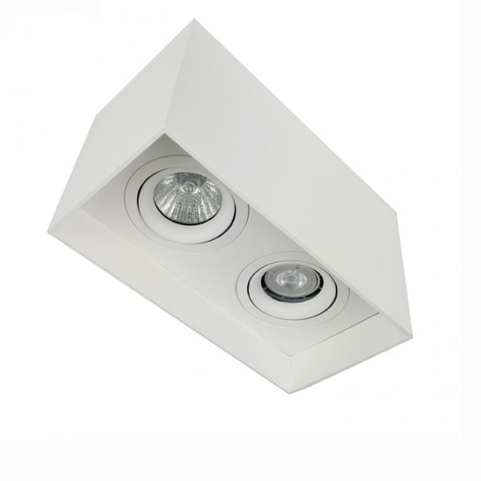 Dimmable zet de Vierkante LEIDENE Oppervlakte Downlight Plafond Opgezette Beschikbare MR16 Gu10 op