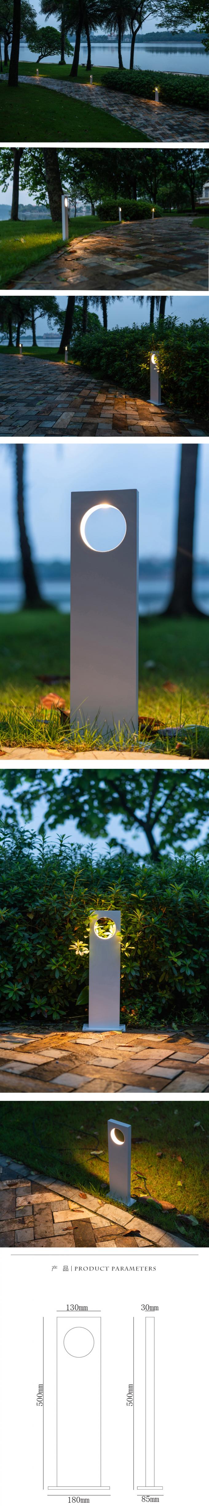 7W koel Witte RGB LEIDENE Landschapsverlichting voor Park/Tuin/Terras