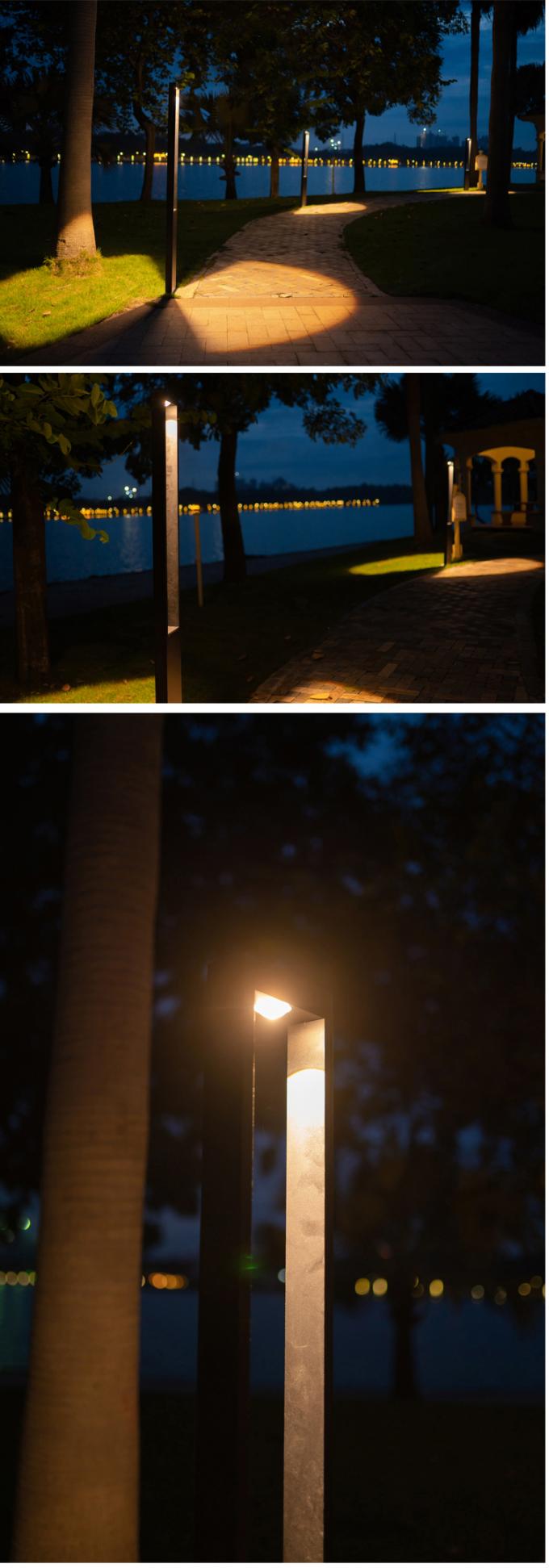 200*300mm Zwarte Openluchttuinlichten, de Koele Witte Lichten van de Laag Voltageweg